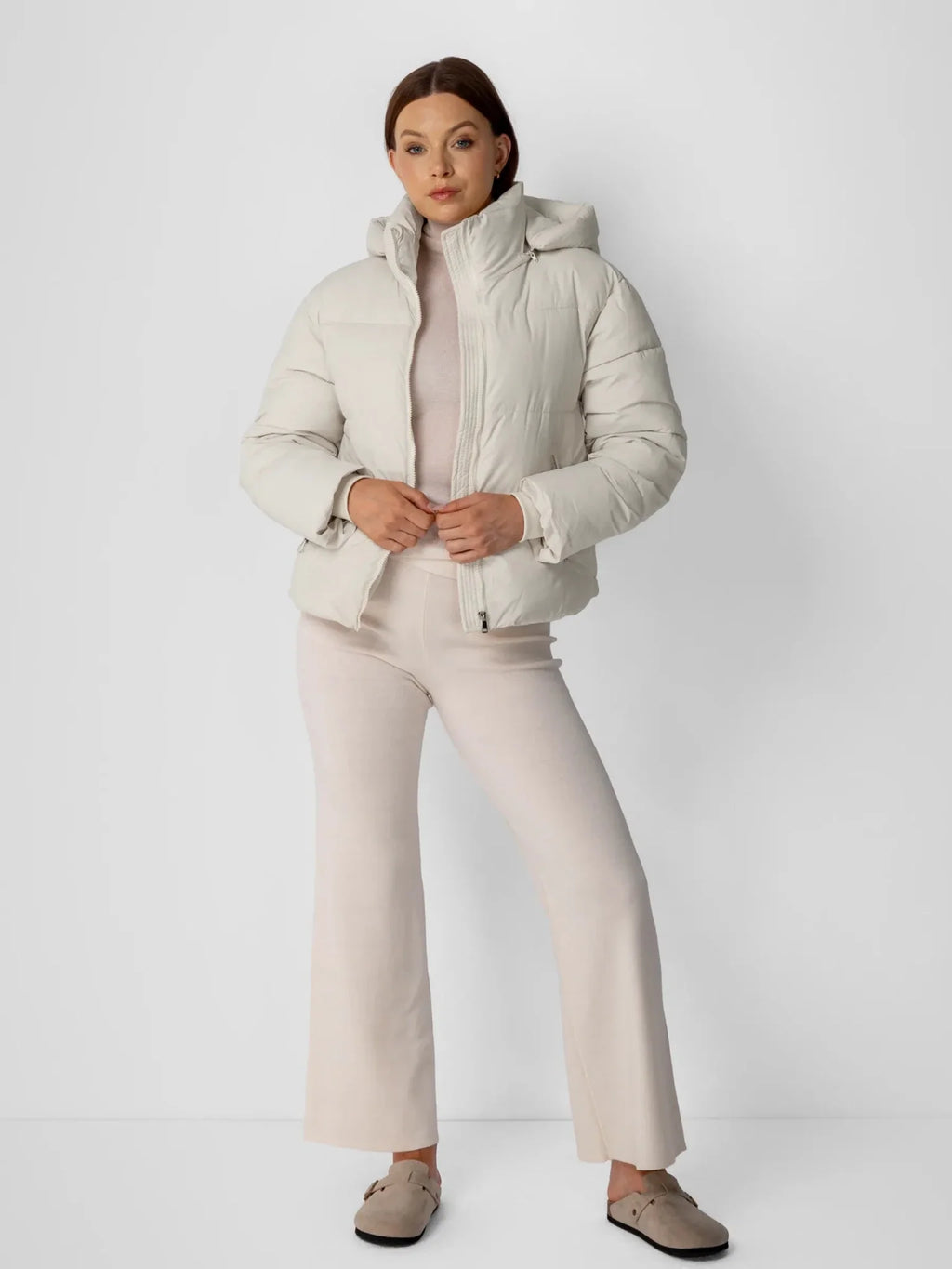 WarmCore™ Classic Short Detachable Hooded Puffer Jacket