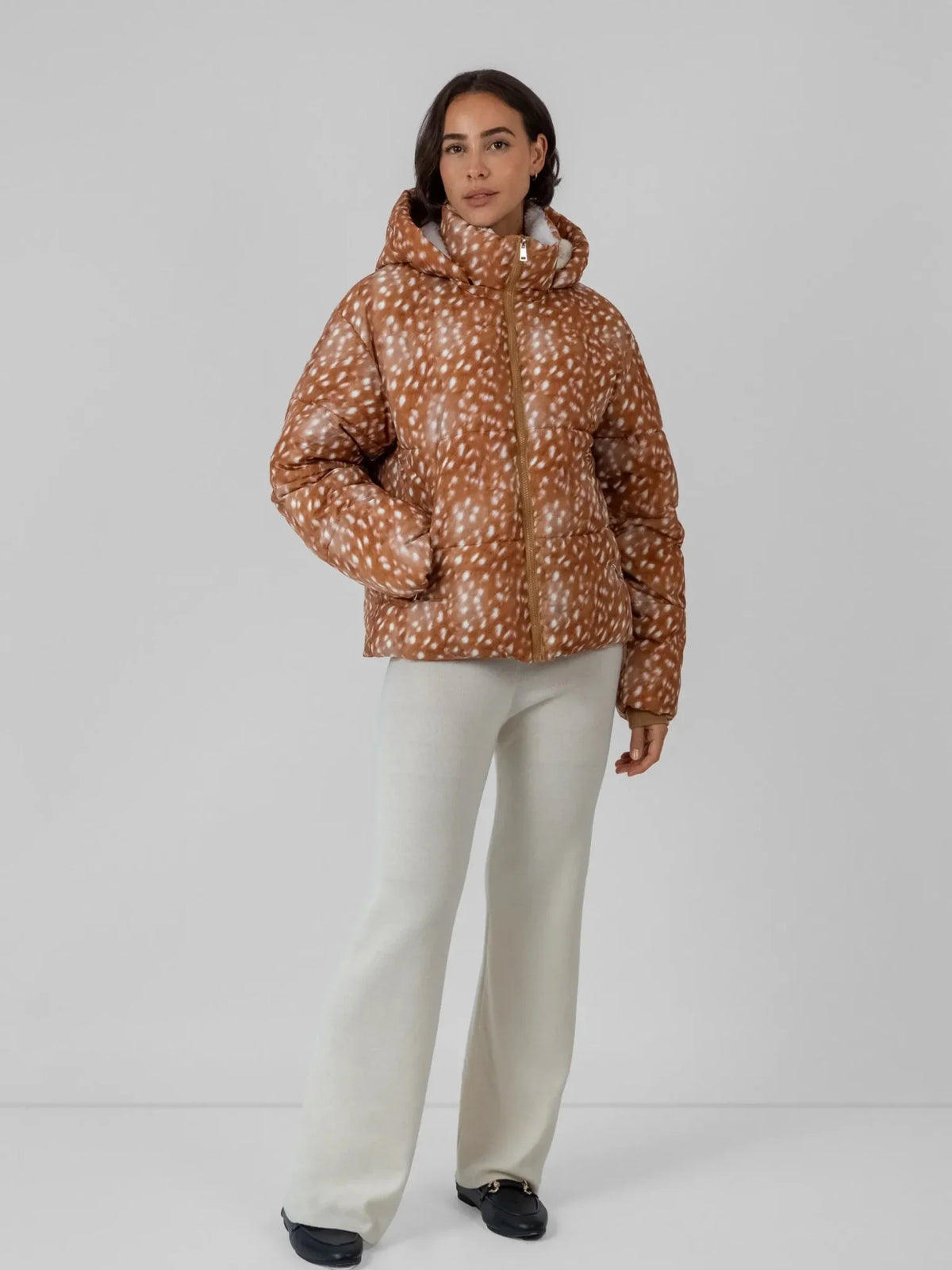 WarmCore™ Classic Short Detachable Hooded Puffer Jacket