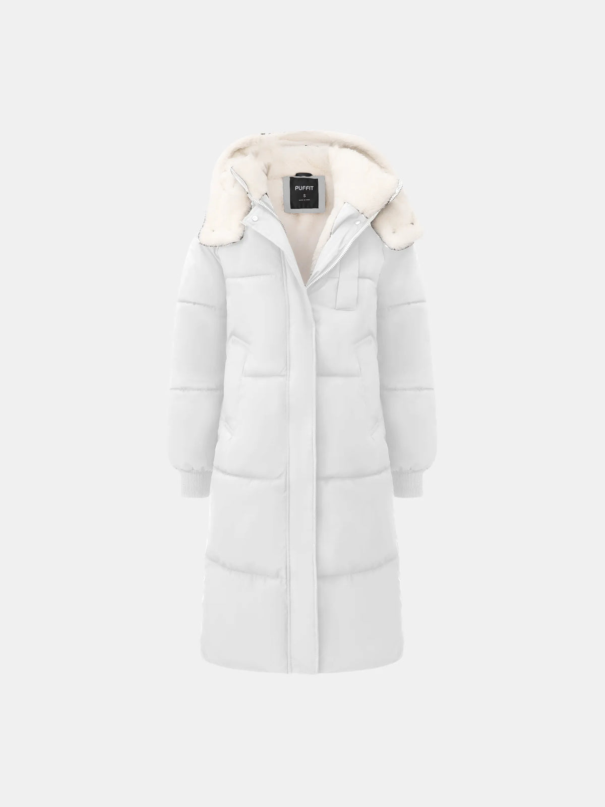 WarmCore™ Faux Fur Lined Classic Long Puffer