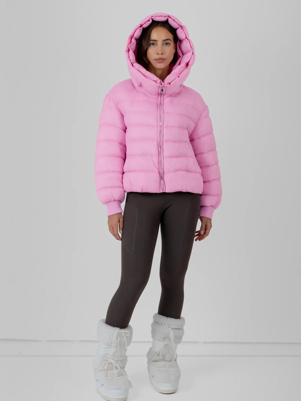 WarmCore™ Oversized Hood Short Puffer Jacket
