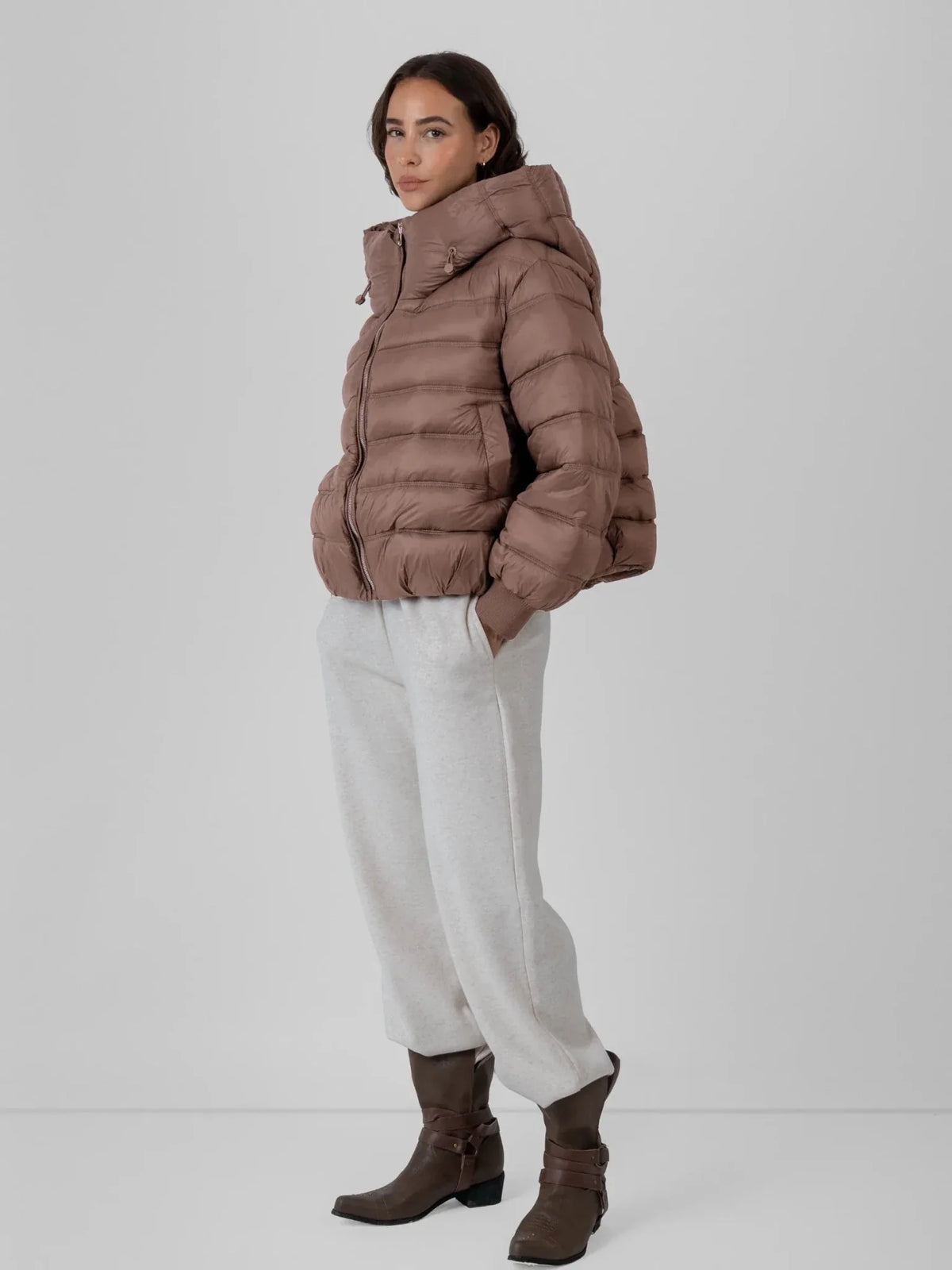 WarmCore™ Oversized Hood Short Puffer Jacket