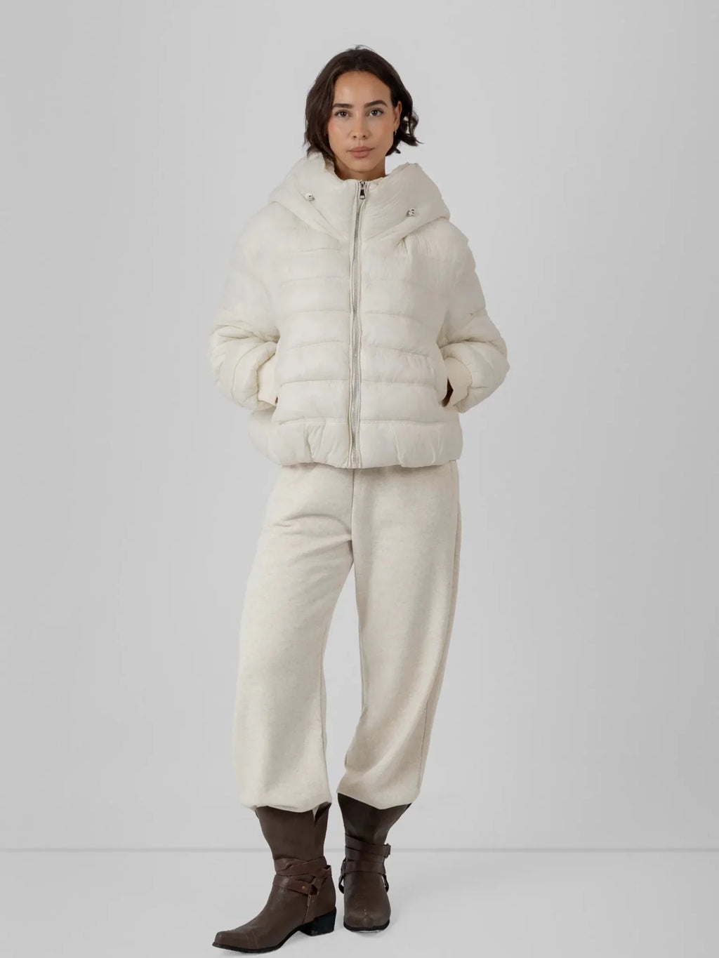 WarmCore™ Oversized Hood Short Puffer Jacket