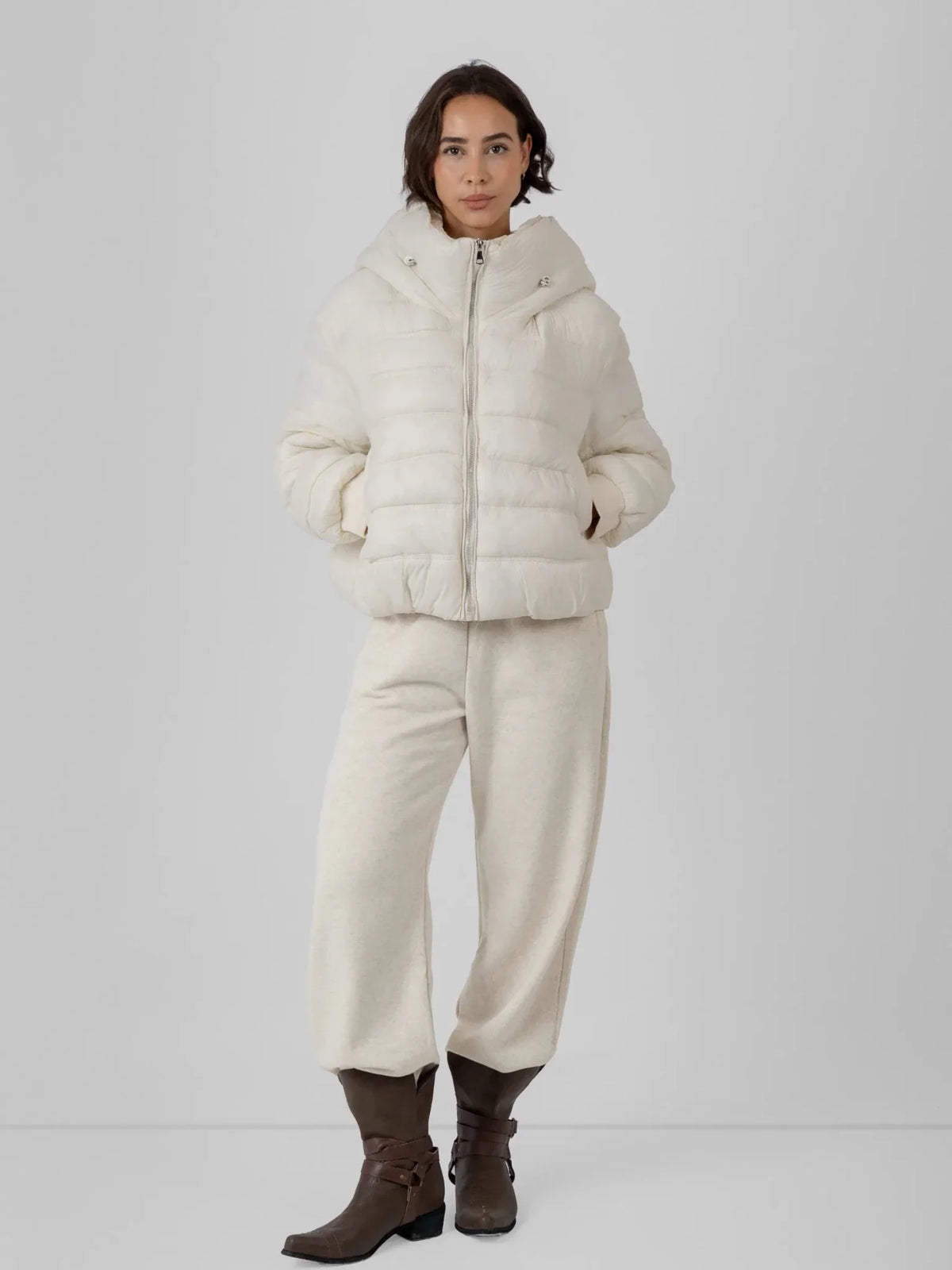 WarmCore™ Oversized Hood Short Puffer Jacket